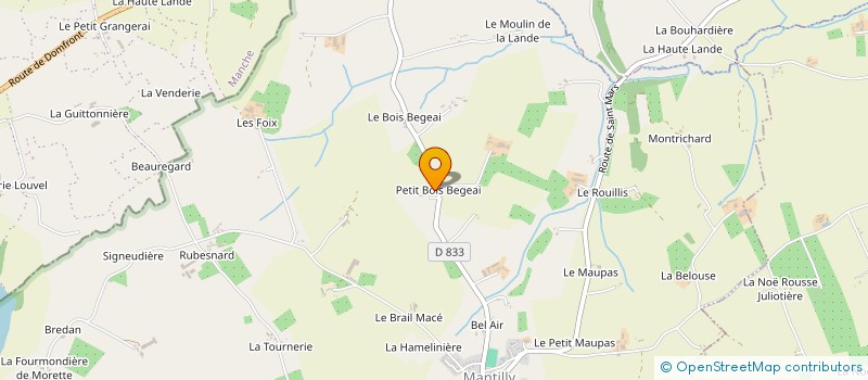 localisation de l'entreprise MONSIEUR THIBAULT VANNIER à SAINT-FRAIMBAULT