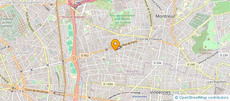 localisation de l'entreprise MONSIEUR THIBAULT VATIN à MONTREUIL