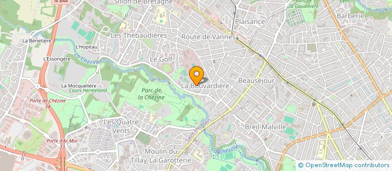 localisation de l'entreprise MONSIEUR THIBAULT VILLATTE  SAINT-HERBLAIN