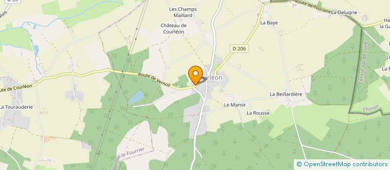 localisation de l'entreprise MONSIEUR THIBAULT VINCENT  COURLEON