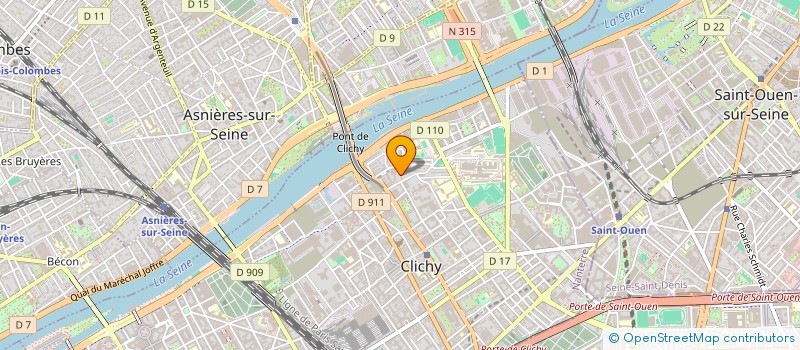 localisation de l'entreprise MONSIEUR THIBAULT VOISEMBERT à CLICHY