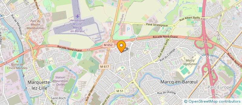 localisation de l'entreprise MONSIEUR THIBAULT WATTEL  MARCQ-EN-BARUL