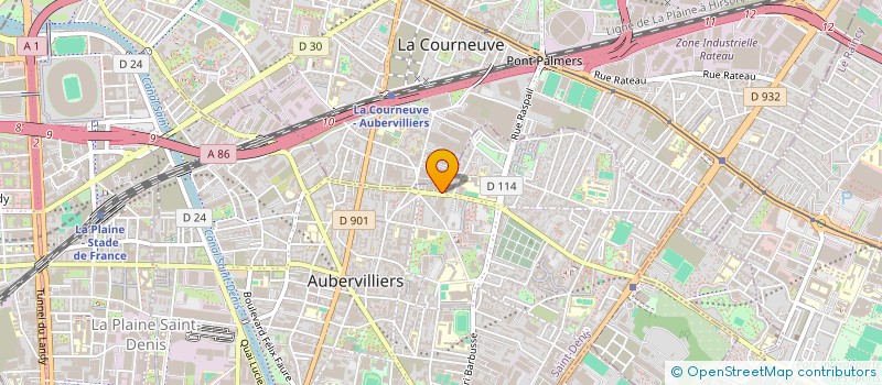 localisation de l'entreprise MONSIEUR THIBAULT WEILER  AUBERVILLIERS