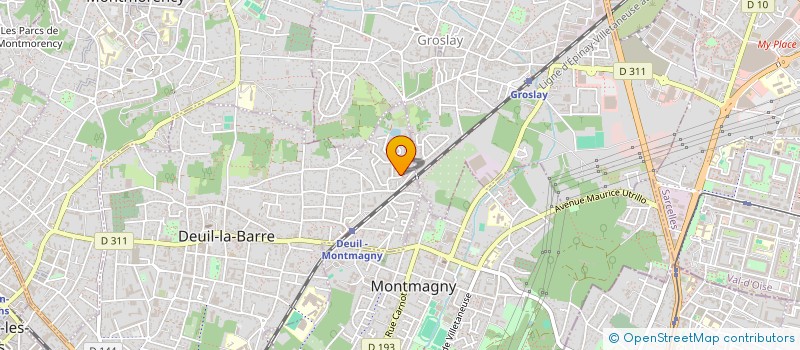 localisation de l'entreprise MONSIEUR THIBAULT ZIMMER  DEUIL-LA-BARRE