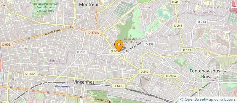 localisation de l'entreprise MONSIEUR THIBAUT AMANT à FONTENAY-SOUS-BOIS