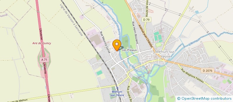 localisation de l'entreprise MONSIEUR THIBAUT ARNOULX DE PIREY SAINT ALBY  MEHUN-SUR-YEVRE