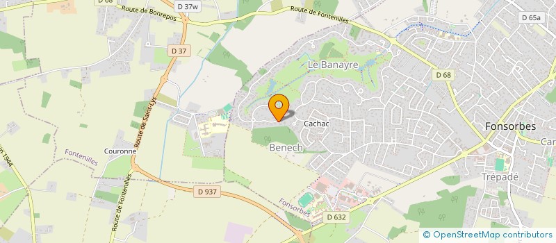 localisation de l'entreprise MONSIEUR THIBAUT ARZEL  BONREPOS-SUR-AUSSONNELLE