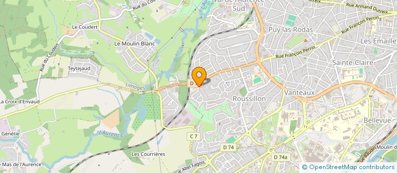 localisation de l'entreprise MONSIEUR THIBAUT AUGRAS à LIMOGES