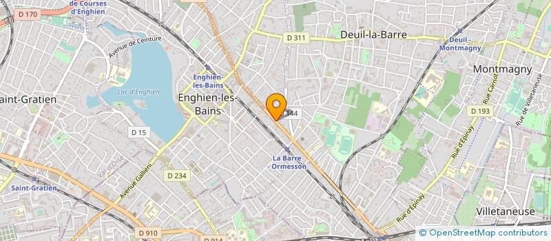 localisation de l'entreprise MONSIEUR THIBAUT AUGUSTIN à DEUIL-LA-BARRE