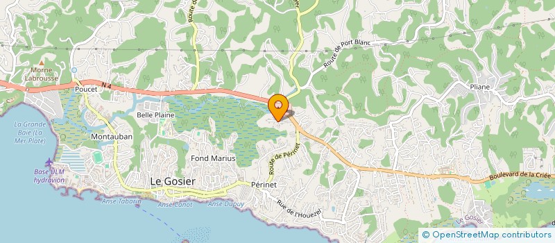 localisation de l'entreprise MONSIEUR THIBAUT BAHBOUHI  LE GOSIER