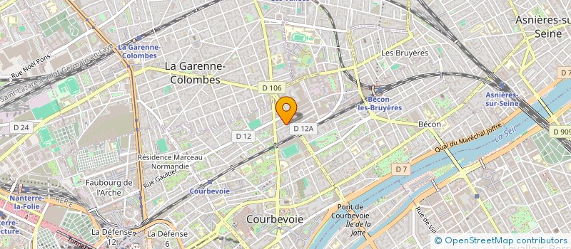 localisation de l'entreprise MONSIEUR THIBAUT BAILLY à COURBEVOIE