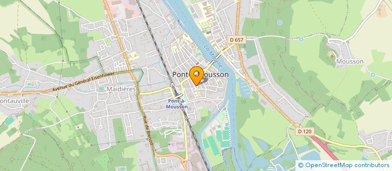 localisation de l'entreprise MONSIEUR THIBAUT BARBE  PONT-A-MOUSSON