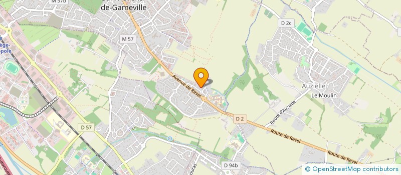 localisation de l'entreprise MONSIEUR THIBAUT BASSET  SAINT-ORENS-DE-GAMEVILLE