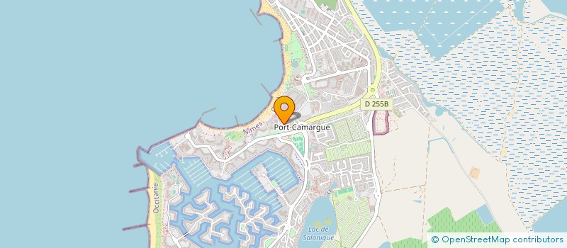 localisation de l'entreprise MONSIEUR THIBAUT BASTIDE  LE GRAU-DU-ROI