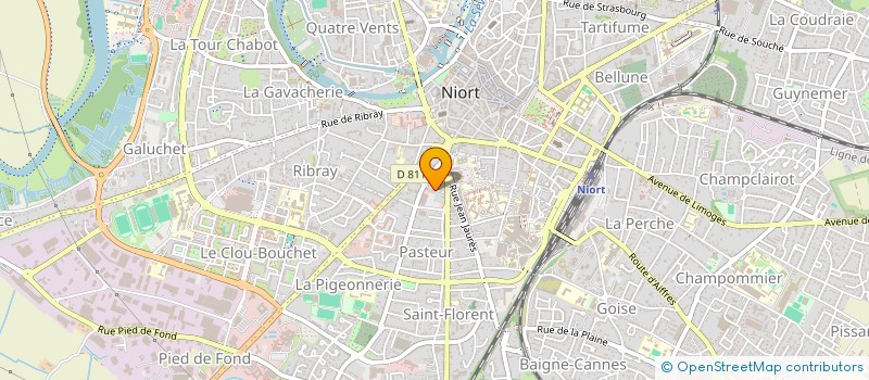 localisation de l'entreprise MONSIEUR THIBAUT BATS  NIORT