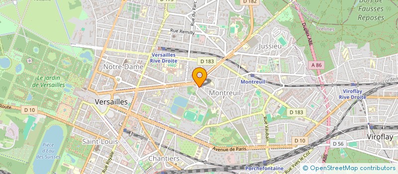 localisation de l'entreprise MONSIEUR THIBAUT BEAUDEUX à VERSAILLES