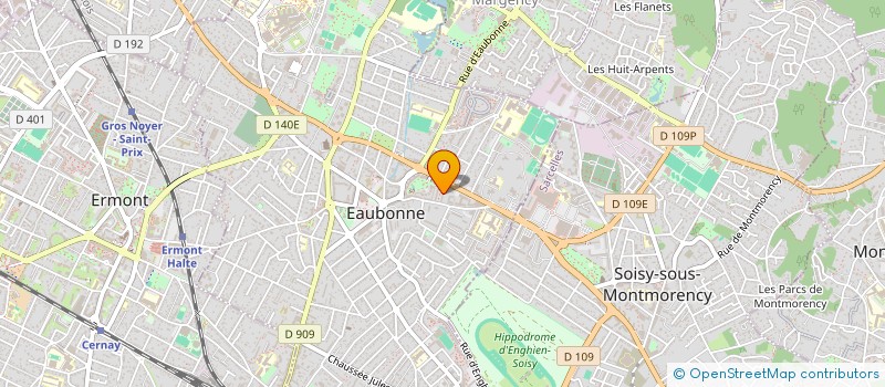 localisation de l'entreprise MONSIEUR THIBAUT BELLAMY  EAUBONNE