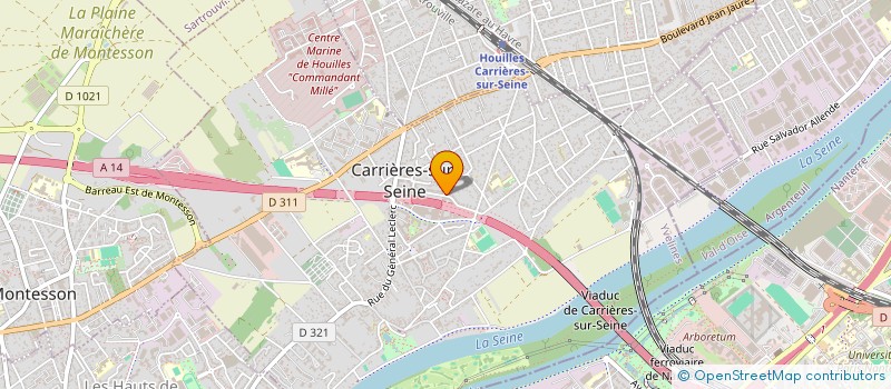 localisation de l'entreprise MONSIEUR THIBAUT BELLESSOR  CARRIERES-SUR-SEINE