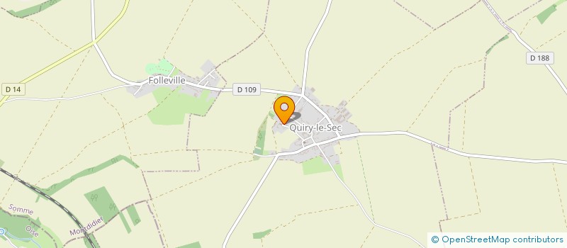 localisation de l'entreprise MONSIEUR THIBAUT BELLETTE  QUIRY-LE-SEC