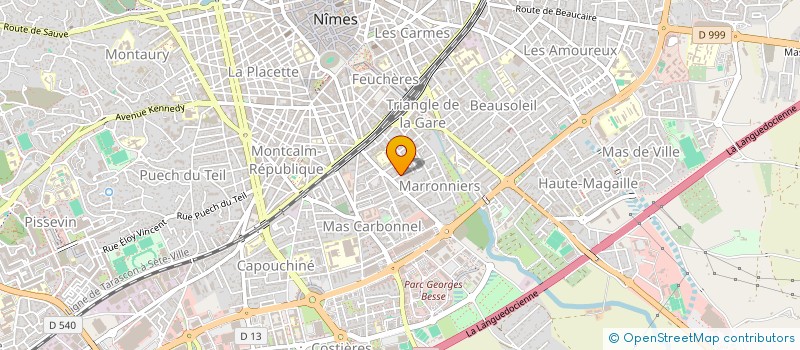 localisation de l'entreprise MONSIEUR THIBAUT BENICHOU  NIMES