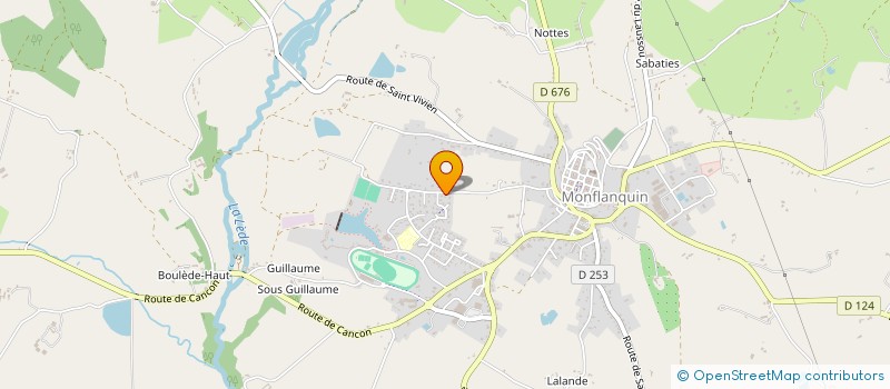 localisation de l'entreprise MONSIEUR THIBAUT BESLU  MONFLANQUIN