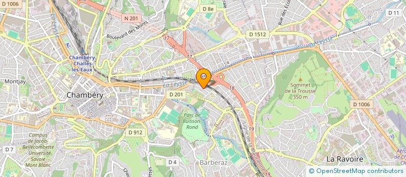 localisation de l'entreprise MONSIEUR THIBAUT BETEMPS  BARBERAZ