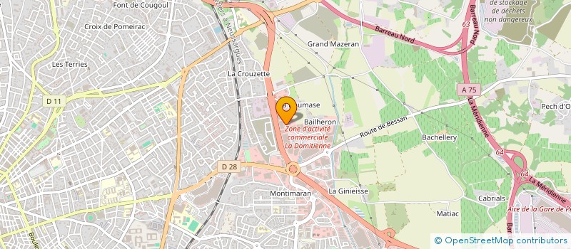 localisation de l'entreprise MONSIEUR THIBAUT BISMAN  BEZIERS