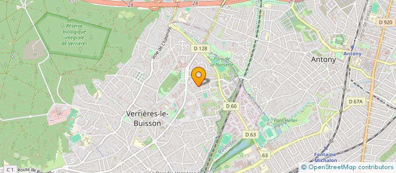 localisation de l'entreprise MONSIEUR THIBAUT BLAVIGNAC  VERRIERES-LE-BUISSON