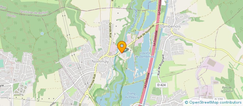 localisation de l'entreprise MONSIEUR THIBAUT BOILLOT  NOMMAY