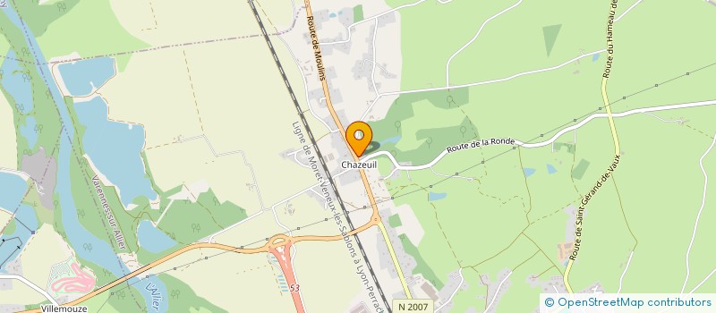 localisation de l'entreprise MONSIEUR THIBAUT BONNIN  VARENNES-SUR-ALLIER