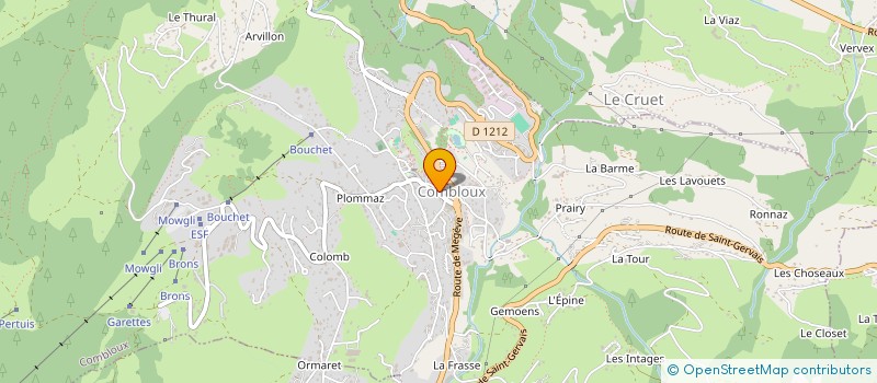 localisation de l'entreprise MONSIEUR THIBAUT BOUCHARD à COMBLOUX