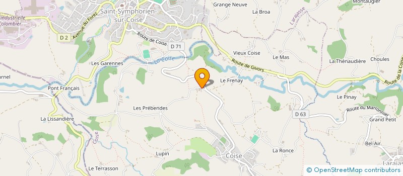 localisation de l'entreprise MONSIEUR THIBAUT BOUCHUT à COISE
