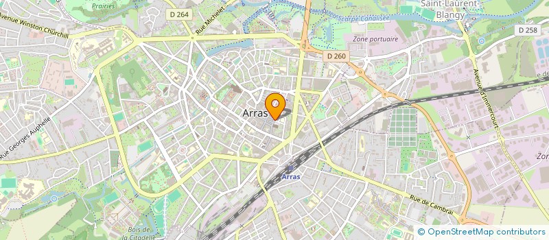 localisation de l'entreprise MONSIEUR THIBAUT BRASME à ARRAS