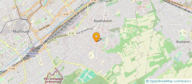 localisation de l'entreprise MONSIEUR THIBAUT BRAUN  RIEDISHEIM