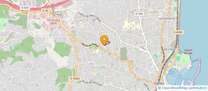 localisation de l'entreprise MONSIEUR THIBAUT BRILLON à ANTIBES