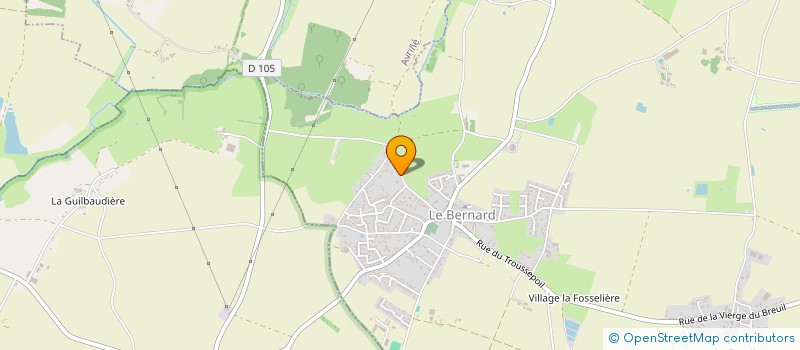 localisation de l'entreprise MONSIEUR THIBAUT BRISOU  LE BERNARD