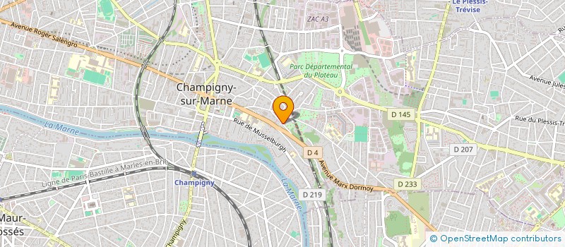localisation de l'entreprise MONSIEUR THIBAUT BUXMAN à CHAMPIGNY-SUR-MARNE