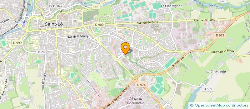 localisation de l'entreprise MONSIEUR THIBAUT CADIOU  SAINT-LO