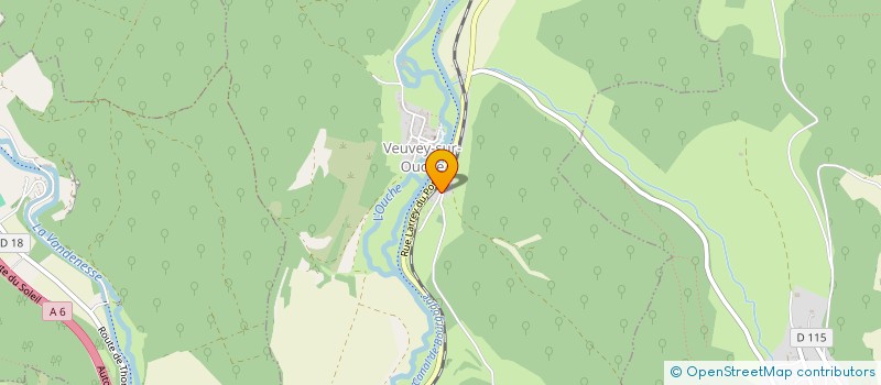 localisation de l'entreprise MONSIEUR THIBAUT CANTONNET  VEUVEY-SUR-OUCHE