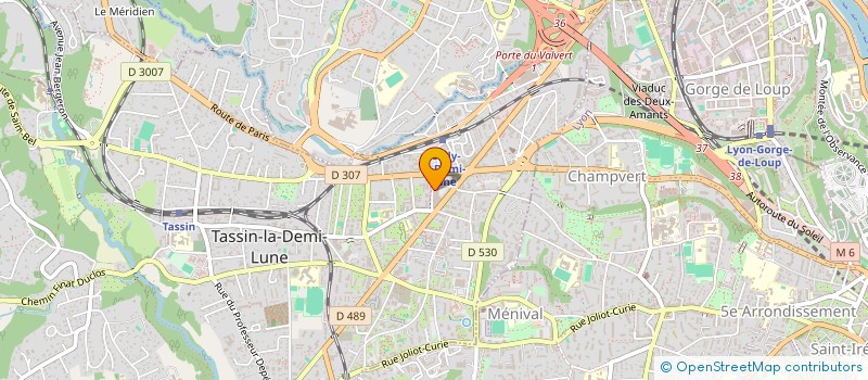 localisation de l'entreprise MONSIEUR THIBAUT CARMIGNANO  TASSIN-LA-DEMI-LUNE