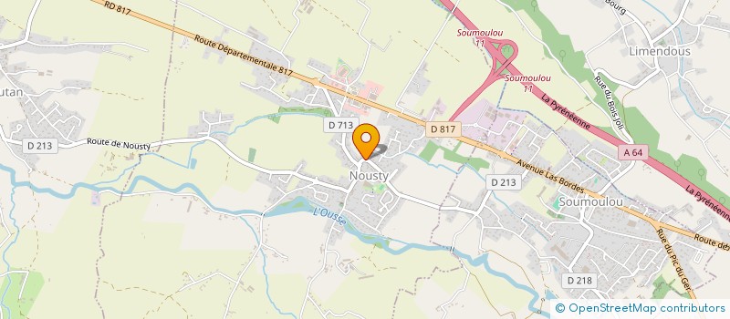 localisation de l'entreprise MONSIEUR THIBAUT CASENAVE  NOUSTY