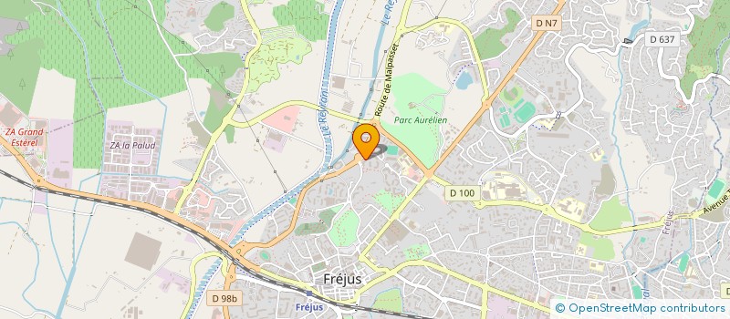 localisation de l'entreprise MONSIEUR THIBAUT CATTANT à FREJUS