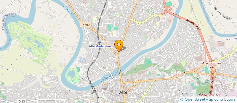 localisation de l'entreprise MONSIEUR THIBAUT CAZENEUVE à ALBI