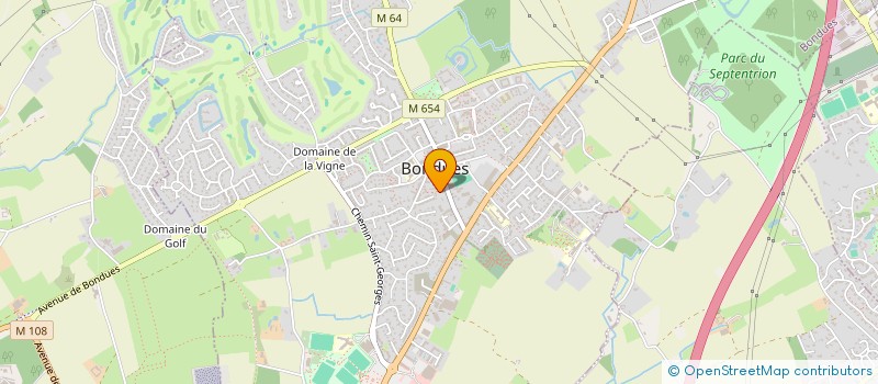 localisation de l'entreprise MONSIEUR THIBAUT CHANTRY  BONDUES