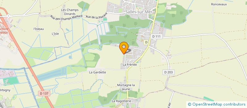 localisation de l'entreprise MONSIEUR THIBAUT CHARMOILLE  SALLES-SUR-MER