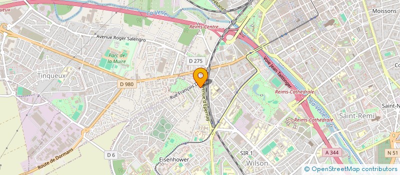 localisation de l'entreprise MONSIEUR THIBAUT CHAYOT  REIMS