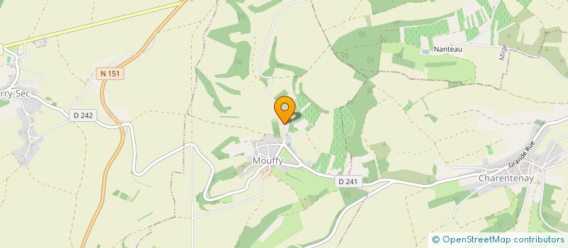 localisation de l'entreprise MONSIEUR THIBAUT CHEVROLET  MOUFFY