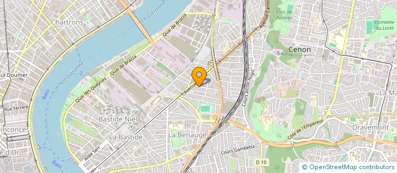 localisation de l'entreprise MONSIEUR THIBAUT CHRISTOPH à BORDEAUX