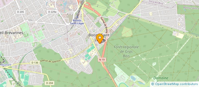 localisation de l'entreprise MONSIEUR THIBAUT CLAUTRIER à BOISSY-SAINT-LEGER