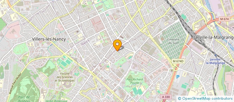 localisation de l'entreprise MONSIEUR THIBAUT CLEVENOT  VANDUVRE-LES-NANCY